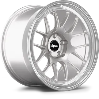 Apex ML-7RT Wheel 19x10 ET12 (5x112 / 66.6) - Machined Lip - Race Silver